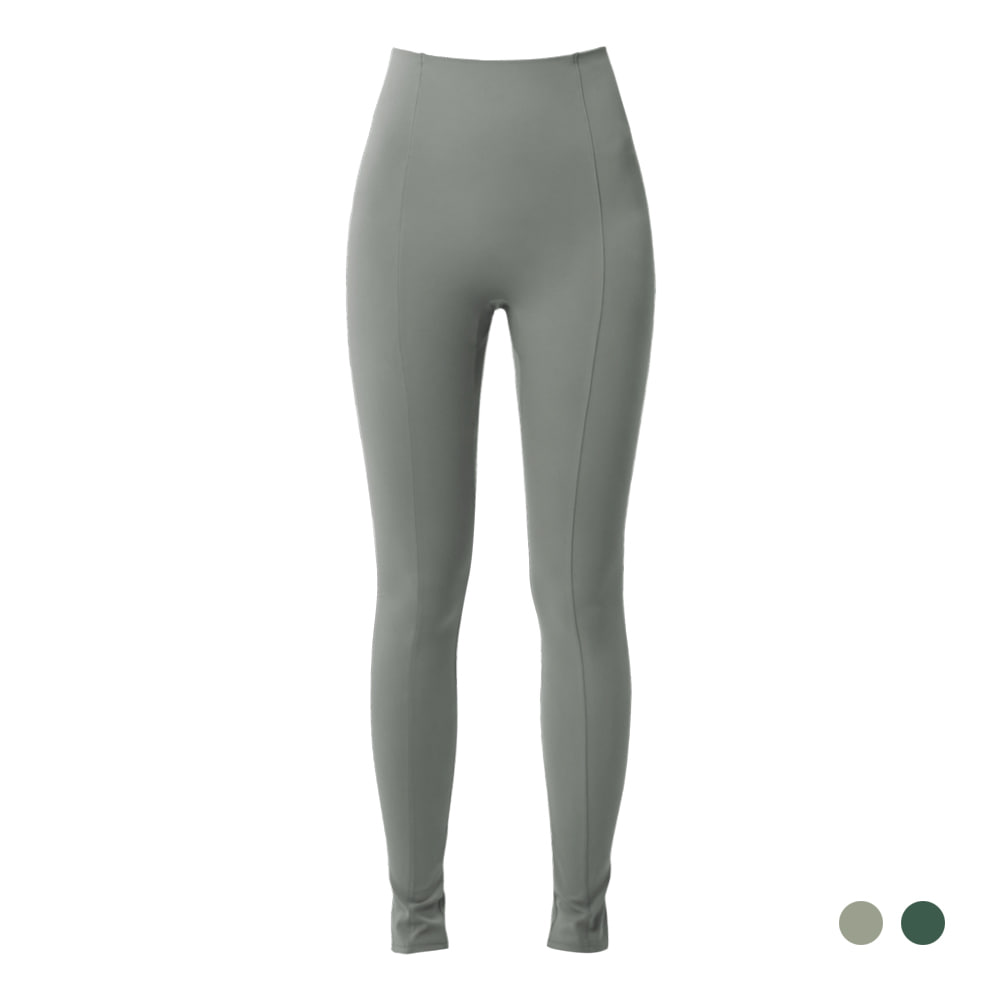 QUA VINO - [현재분류명] - Powder细腿描绘紧身裤11分 (2 colors)