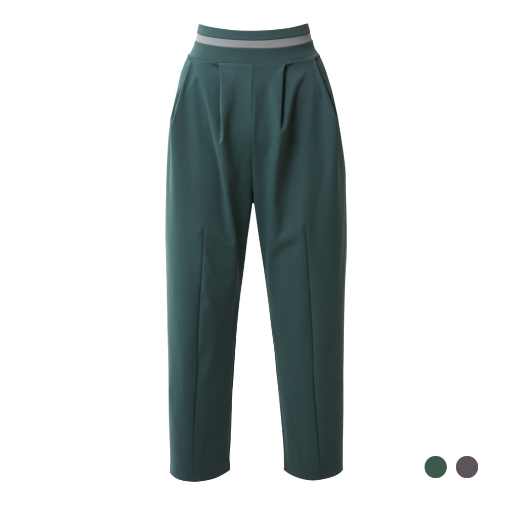 QUA VINO - [현재분류명] - 都市风缝线松宽裤 (2 colors)